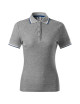 Women`s polo shirt focus 233 dark gray melange Adler Malfini®