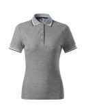 2Women`s polo shirt focus 233 dark gray melange Adler Malfini®