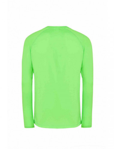 Herren-T-Shirt Sport Man ls lmf - Lime Fluor Jhk