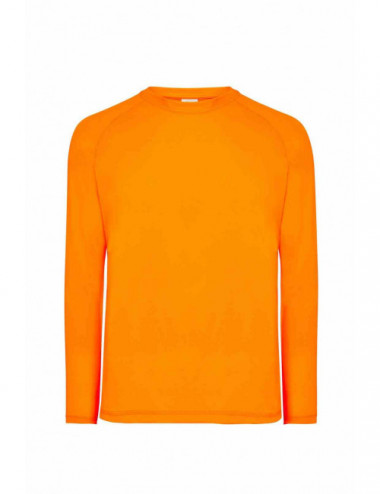Koszulka męska t-shirt sport man ls orf - orange fluor Jhk