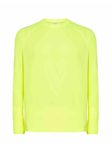 Herren-T-Shirt Sport Man ls syf - Gold Fluor Jhk