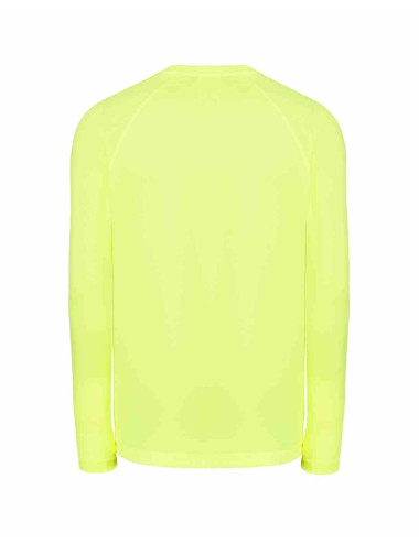 Herren-T-Shirt Sport Man ls syf - Gold Fluor Jhk