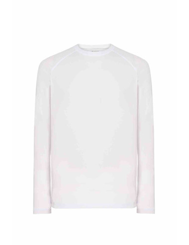 "Men's White Jhk Sport T-shirt - Embroidery & Print, Malfini Logo, Bu