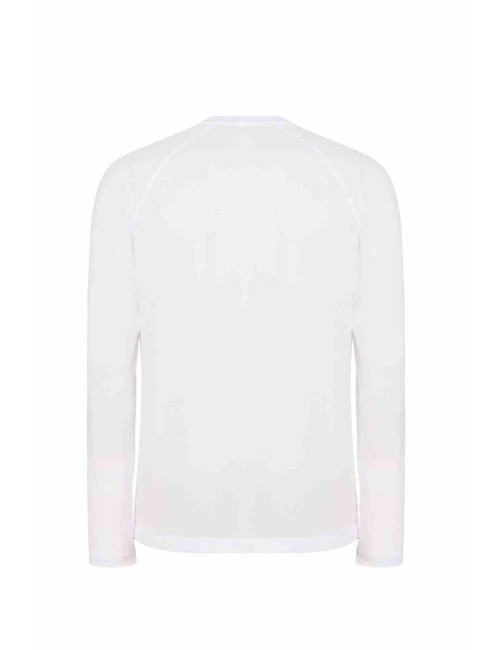 Herren-T-Shirt Sport Man ls wh weiß Jhk