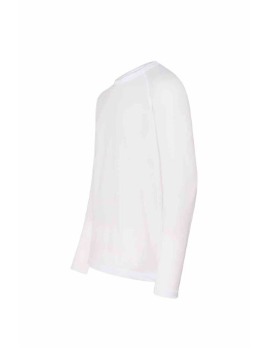 Men's T-shirt sport man ls wh white Jhk