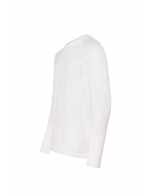 "Men's White Jhk Sport T-shirt - Embroidery & Print, Malfini Logo, Bu