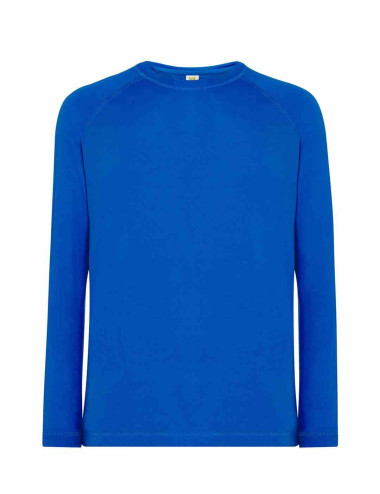 "Quality Malfini Men's LS RB Sport T-shirt - Royal Blue, Printed & Em