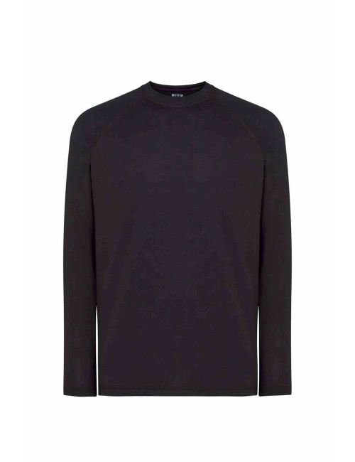 "High-Quality Jhk Men's Sports T-Shirt LS BK - Malfini Embroidered Lo