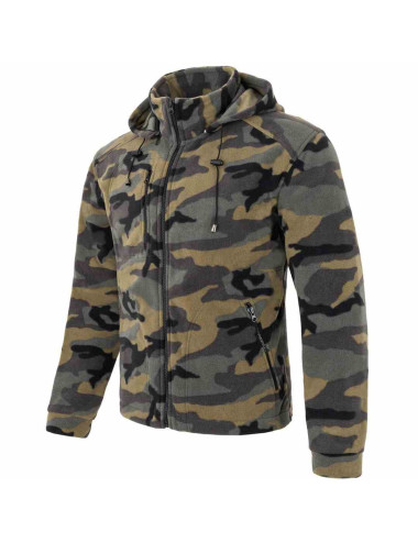 Men's Polar Fleece Flra 340 Bushood Premium cm - Camouflage Jhk