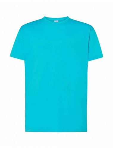 Koszulka męska tsra 150 regular t-shirt tu - turquoise Jhk