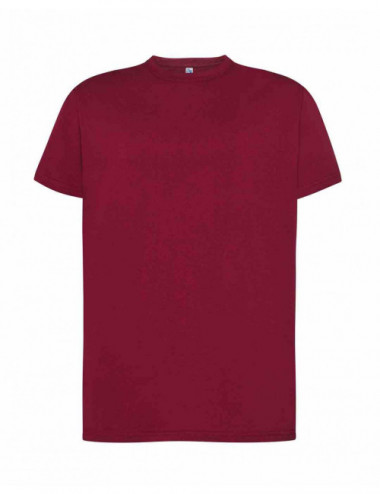 Koszulka męska tsra 150 regular t-shirt bu - burgundy Jhk