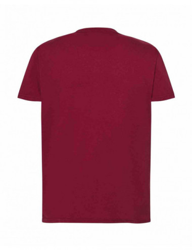 Koszulka męska tsra 150 regular t-shirt bu - burgundy Jhk