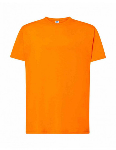 Koszulka męska tsra 150 regular t-shirt or - orange Jhk
