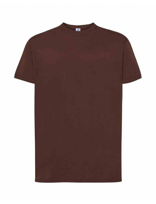Koszulka męska tsra 150 regular t-shirt ch - chocolate Jhk