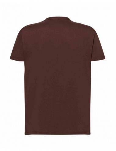 Men's t-shirt tsra 150 regular t-shirt ch - chocolate Jhk