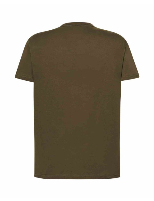 "Zdobądź stylowy męski T-shirt JHK TSRA 150 w kolorze forest green