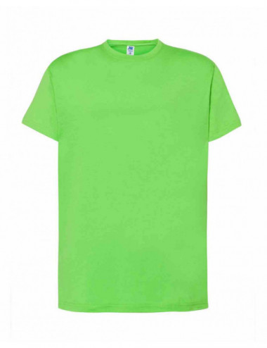 Koszulka męska tsra 150 regular t-shirt lm - lime Jhk