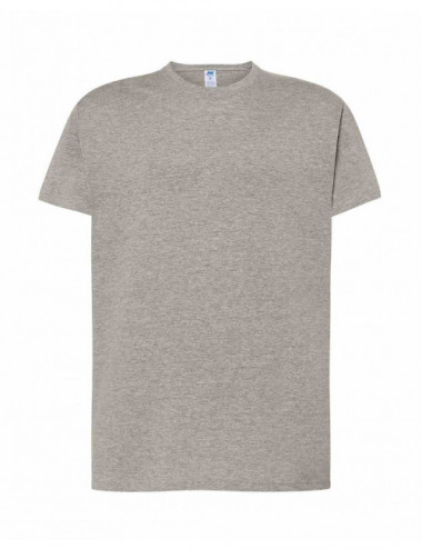 Koszulka męska tsra 150 regular t-shirt gm - grey melange Jhk