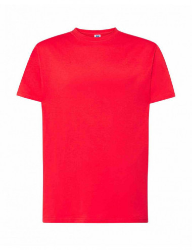 Koszulka męska tsra 150 regular t-shirt wr - warm red Jhk