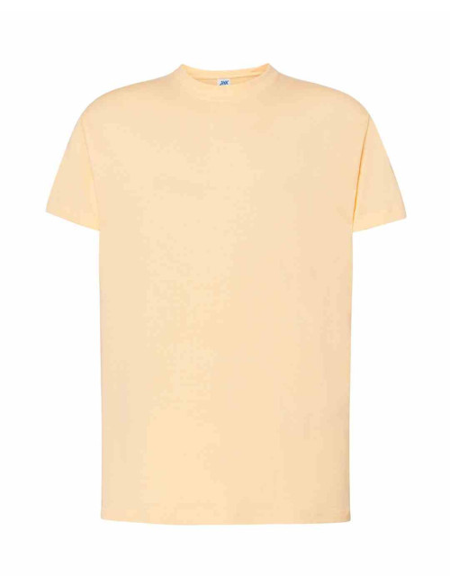 Koszulka męska tsra 150 regular t-shirt orn - orange neon Jhk