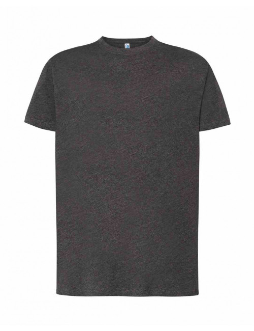 Koszulka męska tsra 150 regular t-shirt chch - charcoal heather Jhk