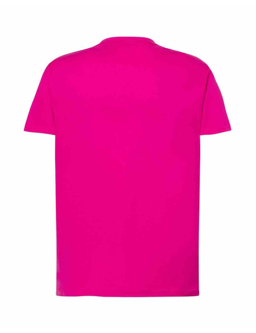 "JHK TSRA 150 - Męska Koszulka Fucsia, 100% Bawełna, Duży Wybór R