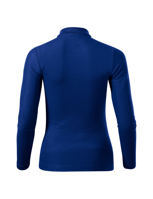 Damen Poloshirt Piqué Polo LS 231 Kornblumenblau Adler Malfini®