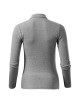 Damen Poloshirt Piqué Polo LS 231 Dunkelgrau Melange Adler Malfini®