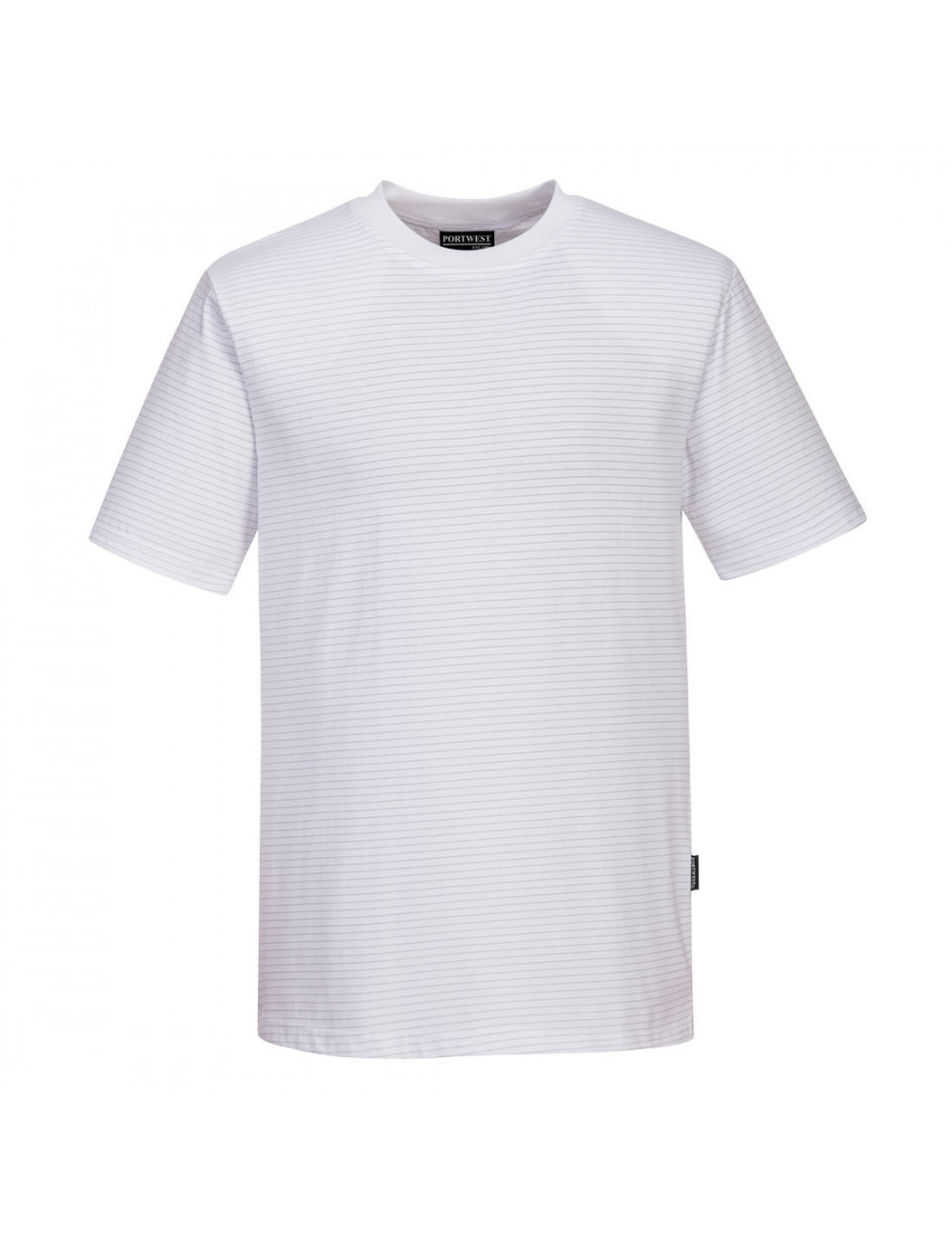 T-shirt antyelektrostatyczny esd biały Portwest