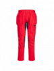 Trousers with holster pockets wx2 stretch deep red Portwest
