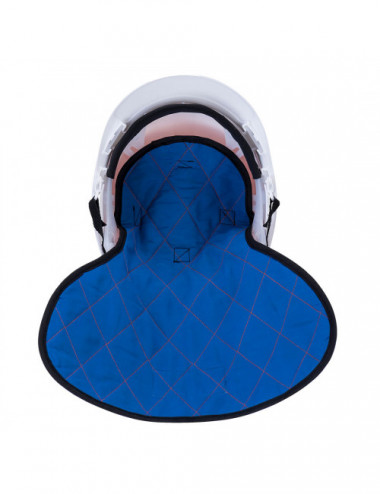 Cooling cap with neck cover orange/blue Portwest