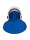 Cooling cap with neck cover orange/blue Portwest