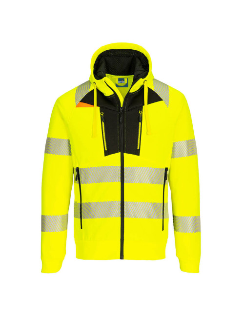 Ostrzegawcza bluza z kapturem dx4 żółto/czarny Portwest