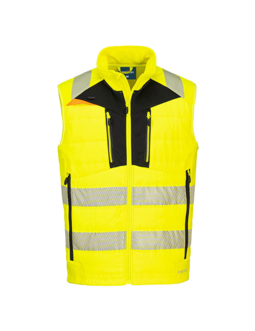 Kamizelka softshell dx4 hi-vis żółto/czarny Portwest