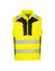 Vest softshell dx4 hi-vis yellow/black Portwest