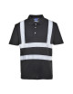 Schwarzes Portwest-Poloshirt