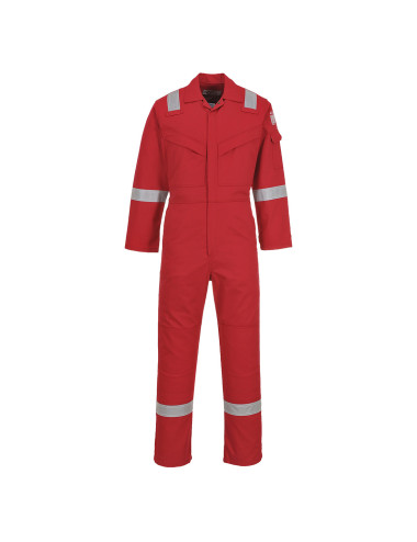 Feuerhemmender Aberdeen-Overall in Rot von Portwest