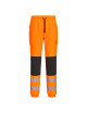 KX3 Flexi-Jogginghose mit hoher Sichtbarkeit, Klasse 2, Orange/Schwarz, Portwest