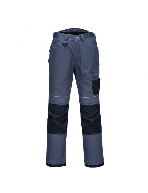 Lekkie spodnie ze stretchem pw3 szaro/czarny Portwest