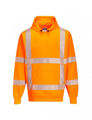 Warning hoodie with hood RWS orange Portwest
