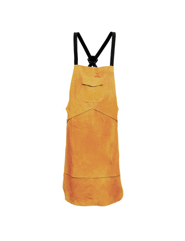 Portwest-Schweißerschürze aus hellbraunem Leder