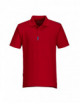 Poloshirt wx3 tiefrot Portwest