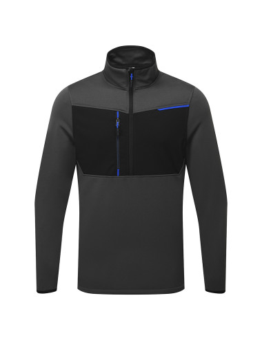 Fleece WX3 Half Zip Tech Metallic Grey Portwest