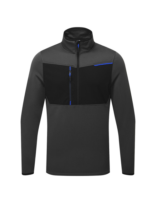 Fleece WX3 Half Zip Tech Metallic Grey Portwest