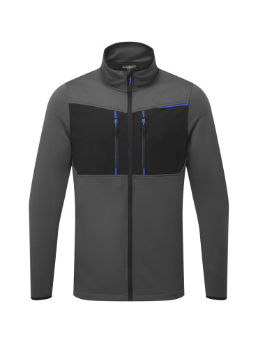 Fleece WX3 Full Zip Tech Metallic Grey Portwest