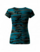 2Women`s camo pure c22 camouflage petrol Adler Malfini® T-shirt
