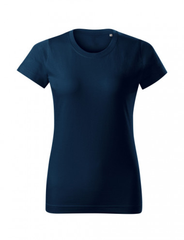 Women`s basic free f34 t-shirt, navy blue, Malfini