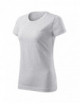 Women`s basic free f34 T-shirt, light gray melange, Malfini