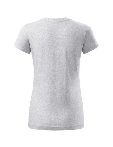Women`s basic free f34 T-shirt, light gray melange, Malfini