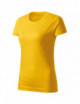 Koszulka damska basic free f34 żółty Malfini